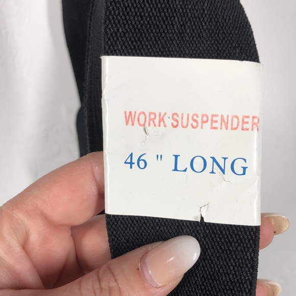 NWT 46” Long black work suspenders - Picture 2 of 6